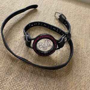 Origami Owl Black/Pink Bella signed Wrap Locket